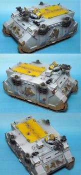 40k Space Wolves Rhino by Paintaholics