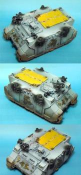 40k Space Wolves Rhino by Paintaholics