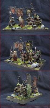 Grupos de mando Orcos de Mordor by karavatis
