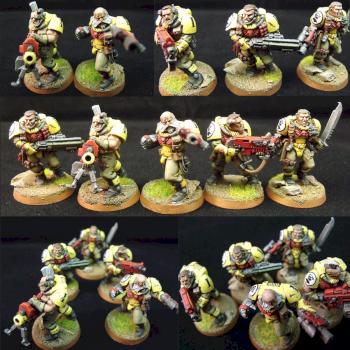 Imperial Fists Scout Squad by mminghella71