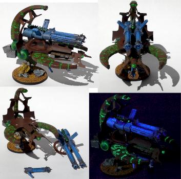 Scratchbuilt Necron Annihilation Barge by MalikDrako