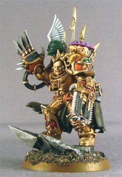Chaos Lord In Terminator Armour by Miniature Art Studio