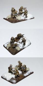 Flames of War | U.S. Parachuts Rifle/MG-Team | 15mm by dvux
