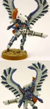 Eldar Swooping Hawk Exarch by paintingrobot