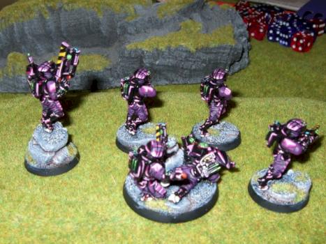 tau firewarrior squad by neontau
