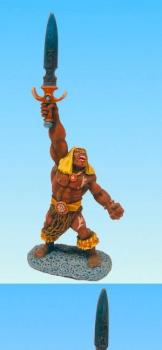 Brom The Barbarian with a tatoo by bargle