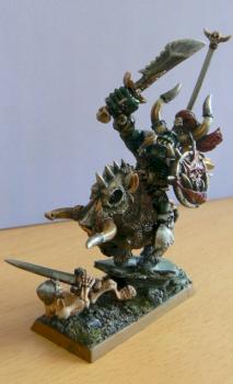 Orc Warboss on boar by Agitprop