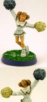 Washington State Cheerleader by paintingrobot