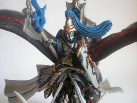 high elf lord on dragon by theblacklord