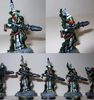 Eldar Biel-Tan Wraithgaurd squad by neontau