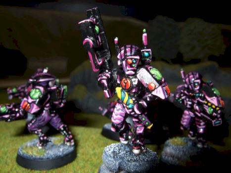 tau firewarrior squad by neontau