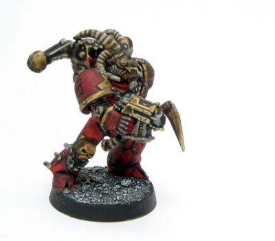 Beastman in powered armor by Painter6479