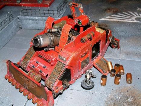 Land Raider bombard Apocalypse Conversion by Kall Hymero