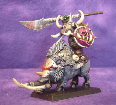 Orc Warboss on Boar by mushy