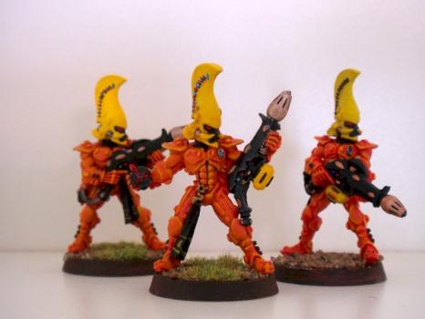 3x Eldar Fire Dragons by Furiousxr