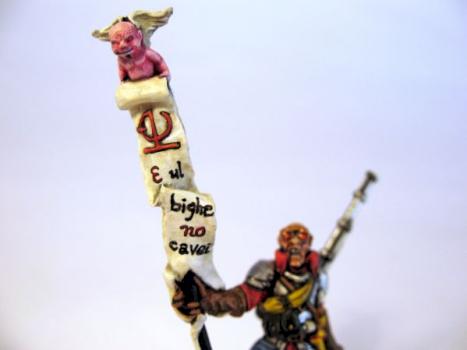 Saphon's banner (detail) by Gianluca