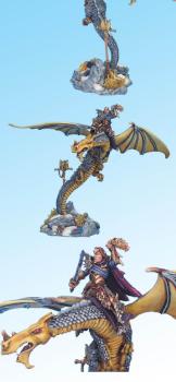 Malus Darkblade on Smaug - Malus sur Smaug by Naoned