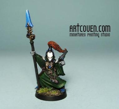 Eldar Warlock by artcoven