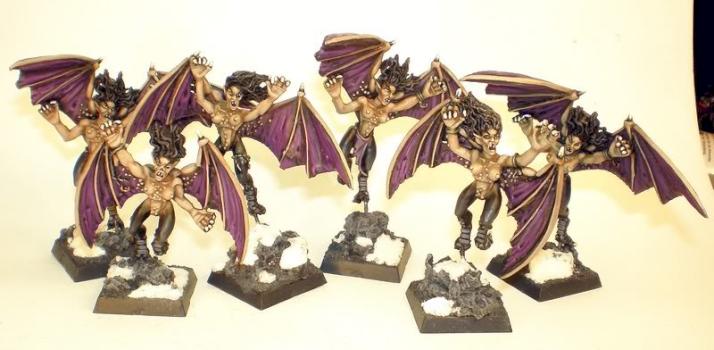 Dark Elves Harpies by Sigur