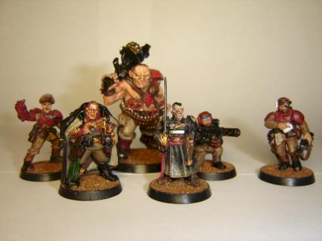 Imperial Guard Command Squad by pudsey098