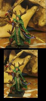 Wood elves female lord green by Pettersson
