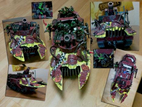 Ork Battlewagon Looted Eldar Falcon by Kleiner Zorn