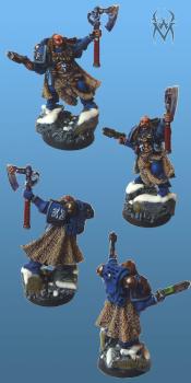 Space Wolf Rune Priest by mickey