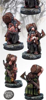 Alcomatir Barrel Slayer - dwarf Scibor Monstrous Miniatures by Scibor