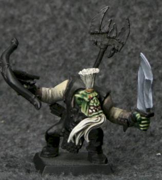 Work in progress Mordheim Ork Boss by CriticalEffectGames
