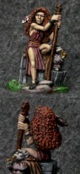 Woman & Gremlin by CriticalEffectGames