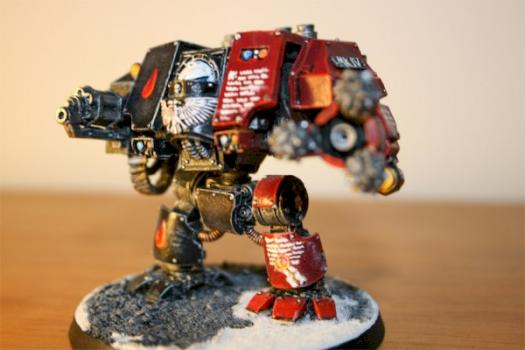 blood angel dreadnought by Havokas