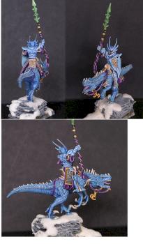 Dark Elf Cold One Knight by spaceman t