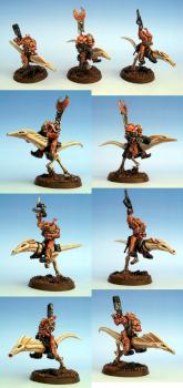 Slaanesh marines on Steeds by Johan
