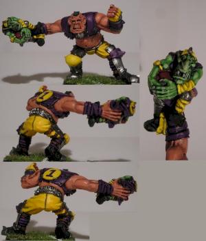 BloodBowl Ogre Thrower by El Hombre