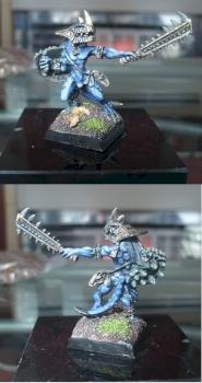 Alextheartist Vs Cybersquig Speedpainted Skink by PaintoffChallengeRef