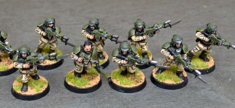 Warhammer 40k Cadian Squad by broadcast