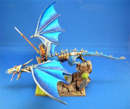 High Elf Lord On Dragon by mpstudio