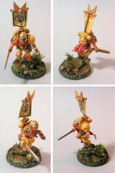 Imperial fists captain by Sponsra