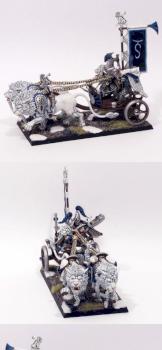 High Elf Lion Chariot by schimmelpilz