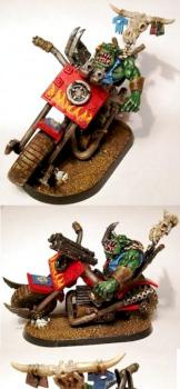 Warboss on Bike by Rjak