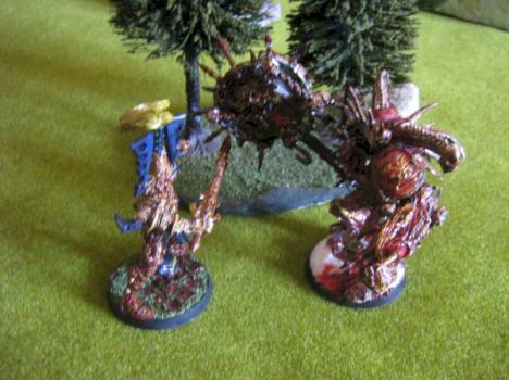 Daemon Prince of Khorne VS Avatar by Thorh666