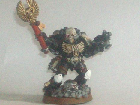 black Templar Chaplain in power armour by High Marshal Schwarz