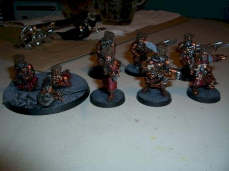 vostroyan squad with heavy bolter by OlliNi