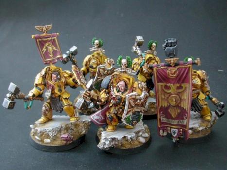 imperial fist terminator command squad by RAFF