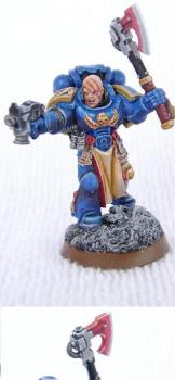 Space Marine Ultramarine Veteran by hansolo