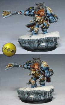 Logan Grimnar Space Wolf Lord Close up pics by nels0nmac