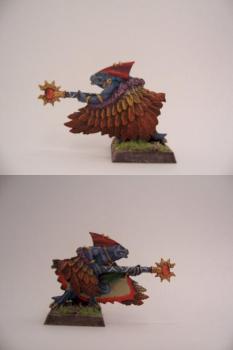 Skinkpriest with Feathered Cloak by Shual