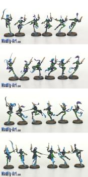 Harlequin Troupe 8 by MadFlyArtStudio