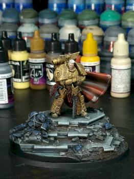 Rogal Dorn Imperial fist by Ukrath