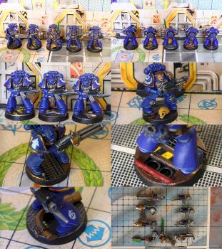 Ultramarines Squad (Space Crusade) by pesadilla